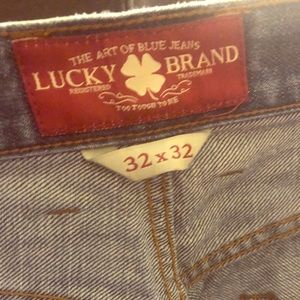 Lucky Brand Relaxed Straight 32 x 32 Blue Jeans